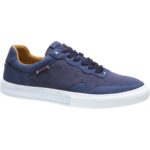 ROBINSON SNEAKER ΜΠΛΕ ΣΚΟΥΡΟ NUBUCK / ΥΦΑΣΜΑ