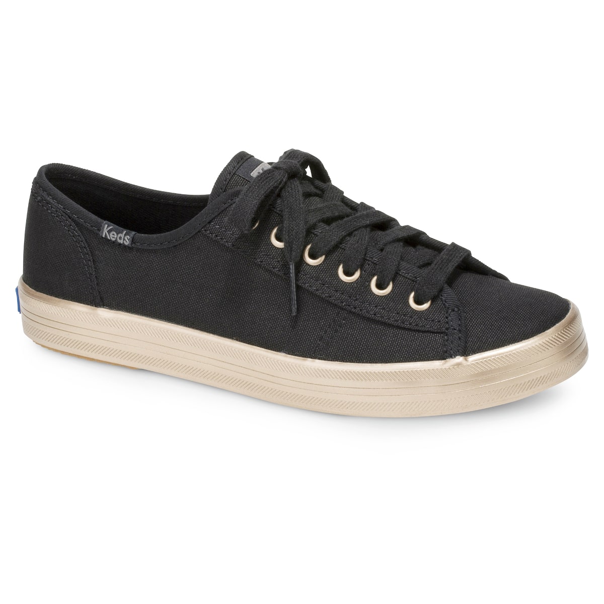 KEDS-WF58114-KICKSTART_SHIMMER-22 KICKSTART SHIMMER ΜΑΥΡΟ / ΧΡΥΣΟ - Image 1