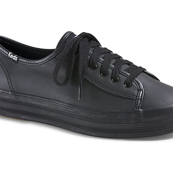 TRIPLE KICK LEATHER ΜΑΥΡΟ / ΜΑΥΡΟ