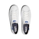 KICKSTART LEATHER ΑΣΠΡΟ/ΜΠΛΕ - Image 3