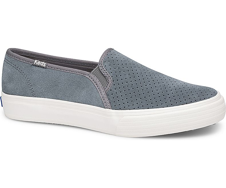 KEDS-WH59248-DOUBLE_DECKER_SUEDE_GRAY-22 DOUBLE DECKER SUEDE GRAY ΓΚΡΙ SUEDE - Image 1
